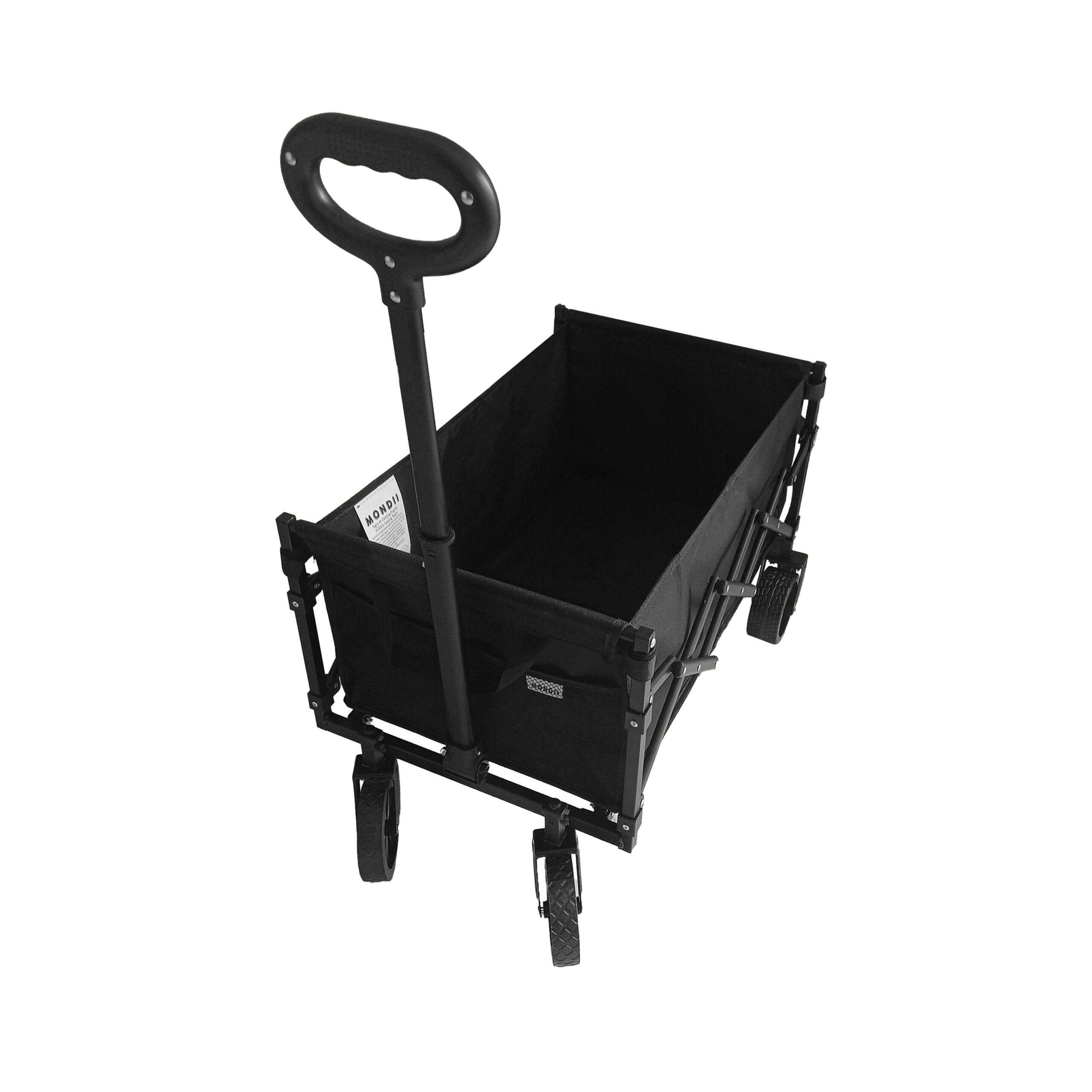 Carro de Transporte Plegable 80 kg con Freno y Ruedas 360° - Imagen 3