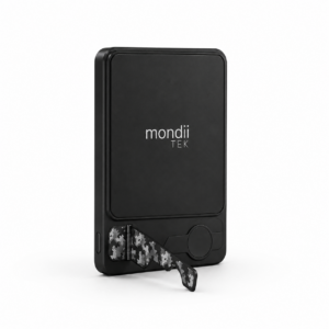 MONDII TEK Power Bank Magnético Compatible con MagSafe, Batería Externa Inalámbrica para iPhone, Samsung y Android, Diseño Ultrafino con Soporte Integrado
